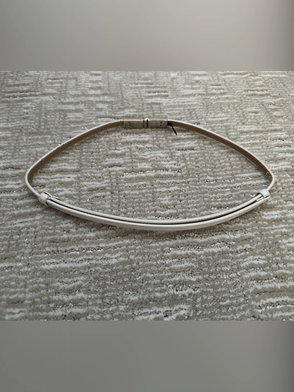 Express Thin adjustable Belt with Silver Magnetic Clasp